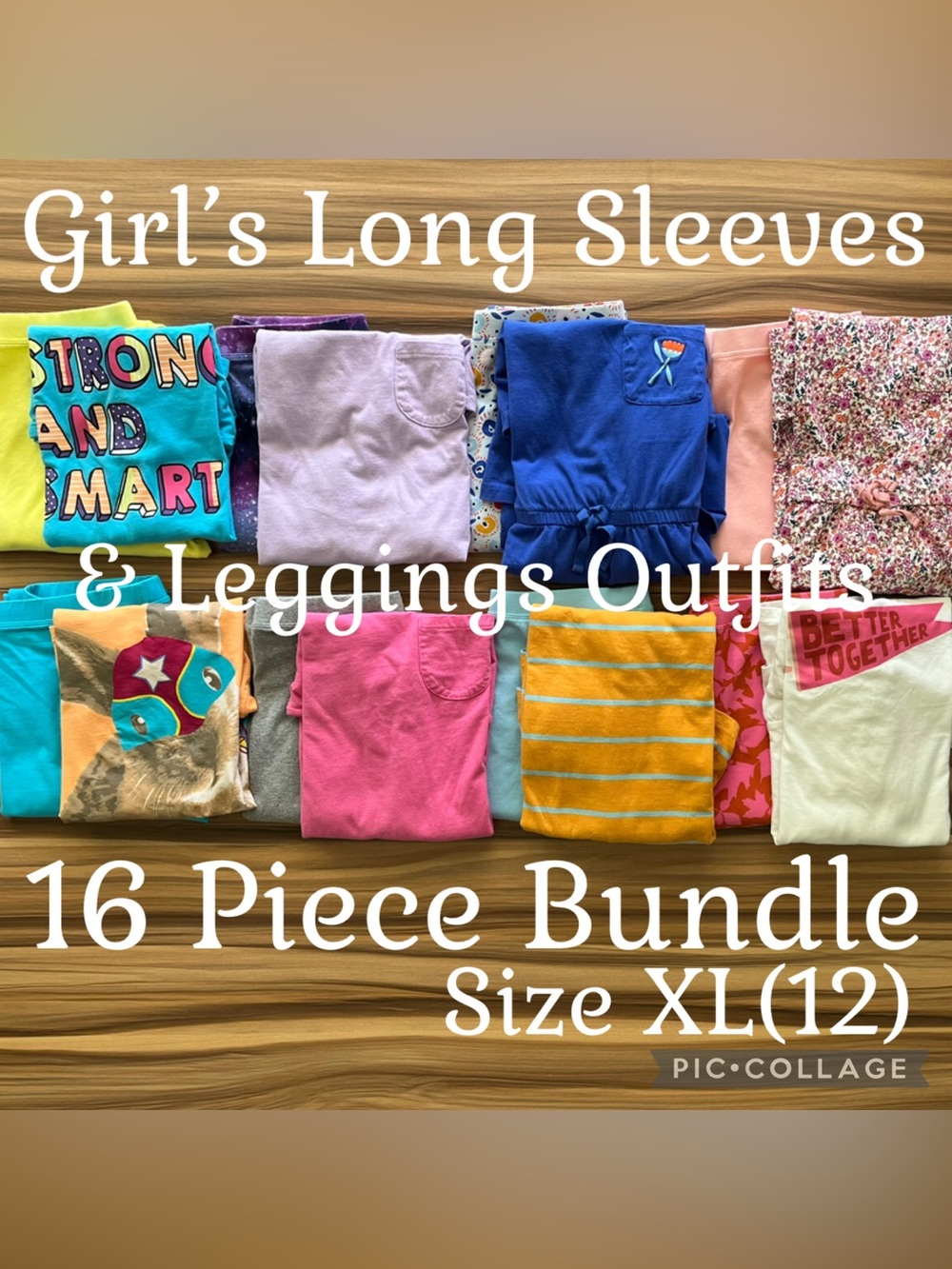 Girls Clothes 16 Piece Bundle Amazon Spotted Zebra Leggings Outfits Size XL(12)